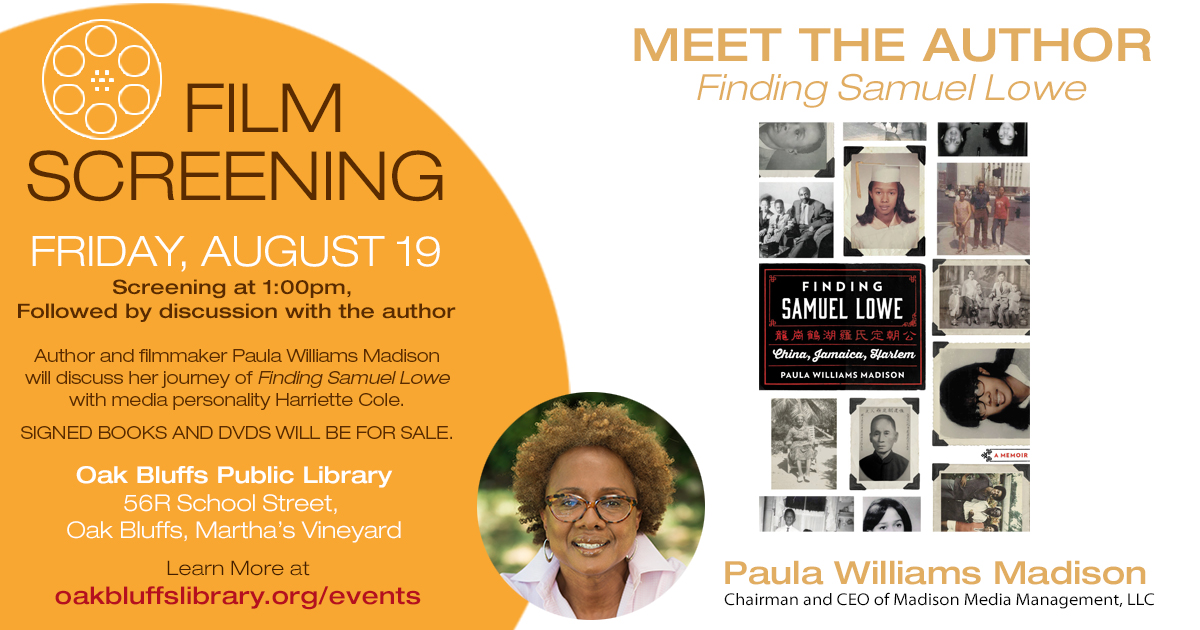 Oak Bluffs Library Screening with Q&A